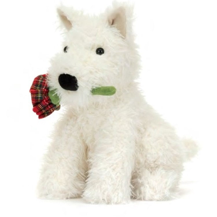 JellyCat MUNROE Scottie Dog LOVE YOU Rose - RETIRED – Genevieve