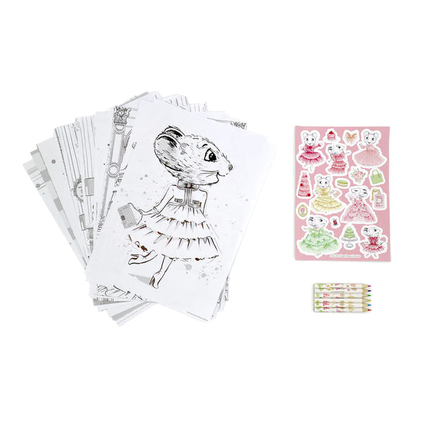 Bunnies by the Bay Claris Mouse Colouring Set