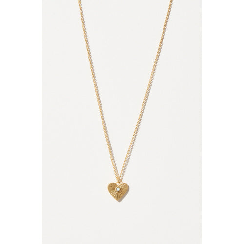 Products Spartina 449 SLV Necklace Heart Of Gold