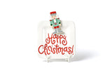Coton Colors White Dot HAPPY CHRISTMAS 9.25" Mini Platter