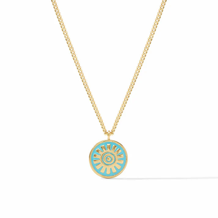 Julie Vos Esme Heart Solitaire Necklace