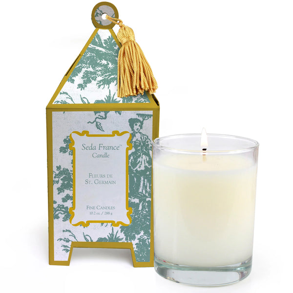 Fleurs de St. Germain Classic Toile Pagoda Box Candle