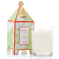 Malaysian Bamboo Classic Toile Pagoda Box Candle