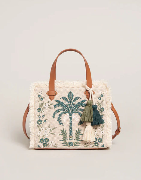 Spartina 449 ALLJOY LANDING Boho Fringe Satchel SALE!