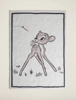 Barefoot Dreams CozyChic Bambi Stroller Blanket