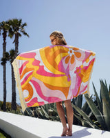 Funboy x Barbie Beach Towel w/ Fringe Oversized