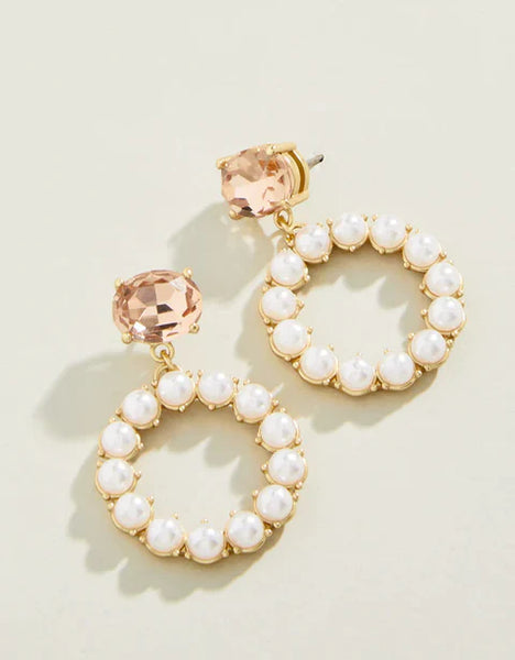 Spartina 449 Baroness Earrings - Pearl