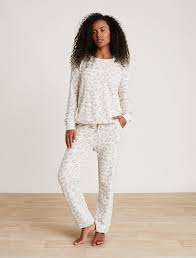Barefoot Dreams CozyChic Ultra Lite Slouchy Barefoot in the Wild Track Pants