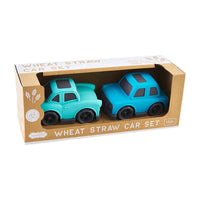 Mud Pie Wheat Straw Toy Car Set
