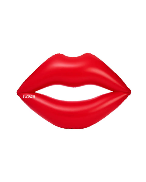 FUNBOY Red Lips Inflatable Pool Float