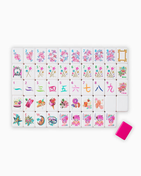 Oh My Mahjong Tile Set GLITTERVILLE ~ Limited Edition