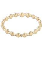 E Newton Honesty GRATEFUL 6mm Gold Bead Bracelet