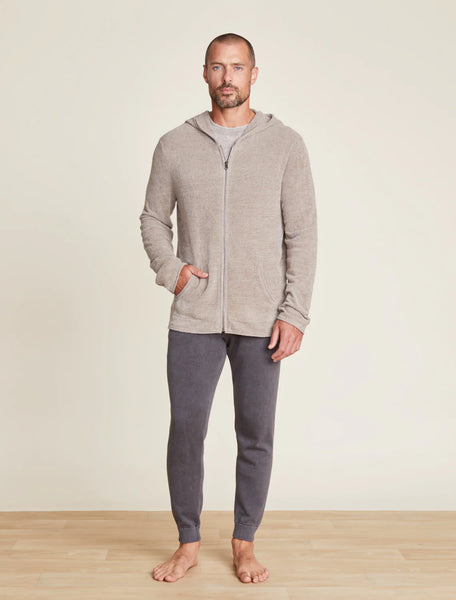 Barefoot Dreams CozyChic Ultra Lite Men s Zip Hoodie Genevieve Bond Gifts