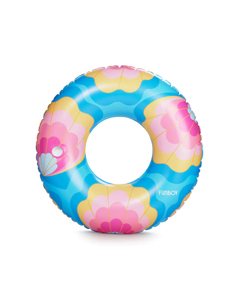 FUNBOY Mermaid Pink Shells Inflatable Tube Float
