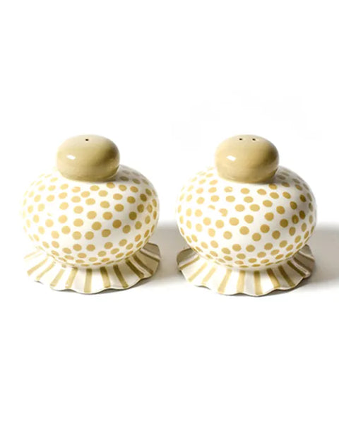 Coton Colors RETIRED Salt & Pepper Set COBBLE DOT