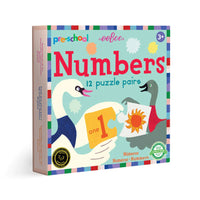 Eeboo Pre-School Numbers Puzzle Pairs