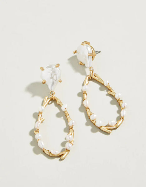 Spartina 449 Sea Coral Pearl Earrings - Pearl