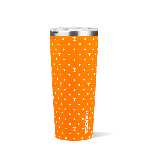 Corkcicle University of Tennessee Orange w/ Dots 24oz Tumbler