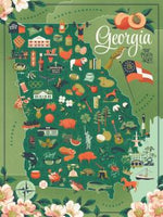 True South Puzzle GEORGIA STATE MAP