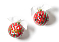 Coton Colors Glass Ornament IT'S A WONDERFUL LIFE ~ SALE!