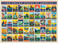 True South Puzzle AMERICAN STATES ~ RETIRED