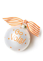 Coton Colors RETIRED Glass Ball Ornament UNIVERSITY OF TENNESSEE~ SALE!