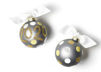 Coton Colors RETIRED Glass Ball Ornament 2020 ~ SALE!