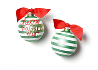 Coton Colors CHEERS TO A GREAT YEAR Glass Ornament - SALE