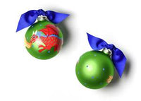 Coton Colors DRAGON Glass Ornament - SALE