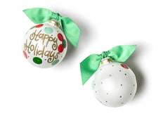Coton Colors RETIRED Ornament HAPPY HOLIDAYS DOT ~ SALE!