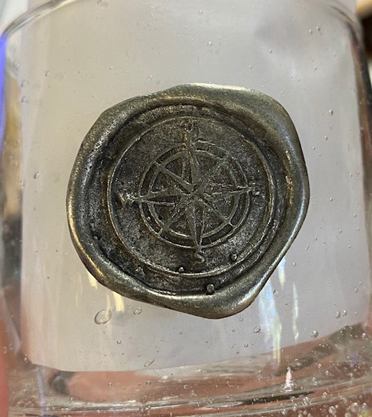 Southern Jubilee Stemless Wine Pewter COMPASS