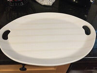 Plank Oval Serving Platter - White RETIRED