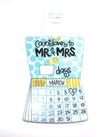 Coton Colors RETIRED Big Attachment COUNTDOWN Wedding Calendar