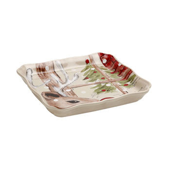 Square Tray, Linen - Genevieve Bond Gifts