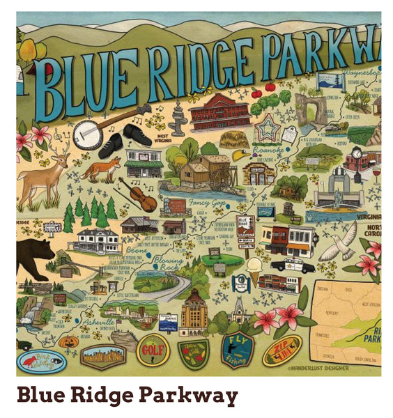 True South Puzzle THE BLUE RIDGE PARKWAY