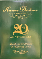 Karen Didion RETIRED 2016 Ornament 20th ANNIVERSARY BELIEVE ~ SALE!