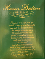 Karen Didion RETIRED 2016 Ornament 20th ANNIVERSARY BELIEVE ~ SALE!