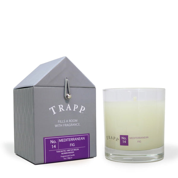 Trapp 7 oz. Large Poured Candle - No. 14 MEDITERRANEAN FIG
