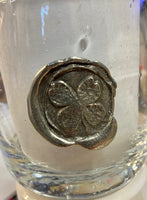 Southern Jubilee Stemless Wine Pewter DOGWOOD