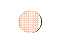 Coton Colors Melamine Dinner Plate PINK GINGHAM
