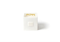 Coton Colors Medium Mini Nesting Cube WHITE SMALL DOT