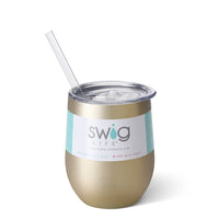 SWIG 12oz Stemless Wine Glass with Lid