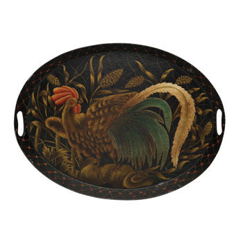 Oval Tray, Le Coq D' Or - Genevieve Bond Gifts