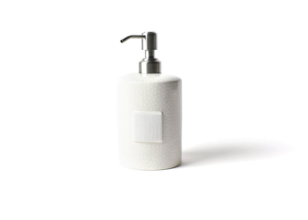 Coton Colors Cylinder Soap Pump WHITE SMALL DOT