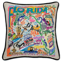 Catstudio Florida Hand-Embroidered Pillow