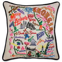 Catstudio Georgia Hand-Embroidered Pillow