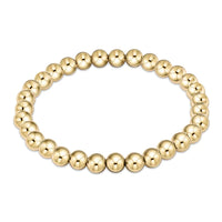 E. Newton Classic Gold Bead Bracelet - Pick Your Size Beads
