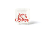 Coton Colors White Dot HAPPY CHRISTMAS 9.25" Mini Platter