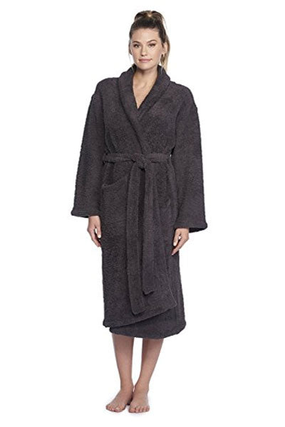 Barefoot Dreams RETIRED Cozy Chic Adult ROBE CARBON ~ SALE