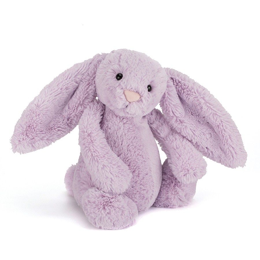 JellyCat Bashful Lilac Bunny – Genevieve Bond Gifts